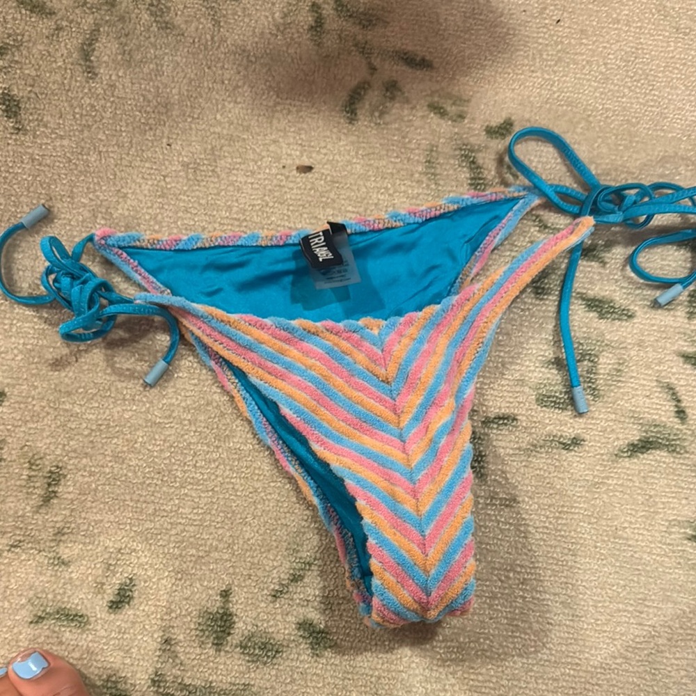 TRIANGL Multicolor Striped Bikini